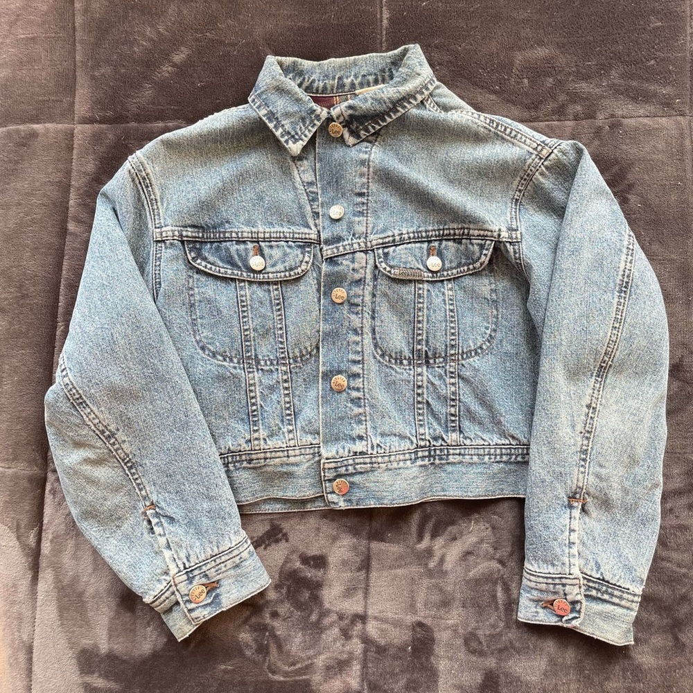 Vintage Lee Cropped Jean Jacket
